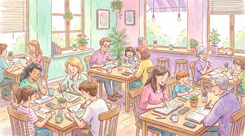 社区动态 同人漫画 同人创作者交流场景