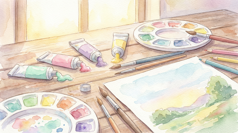 创作教程 同人漫画 水彩入门技法
